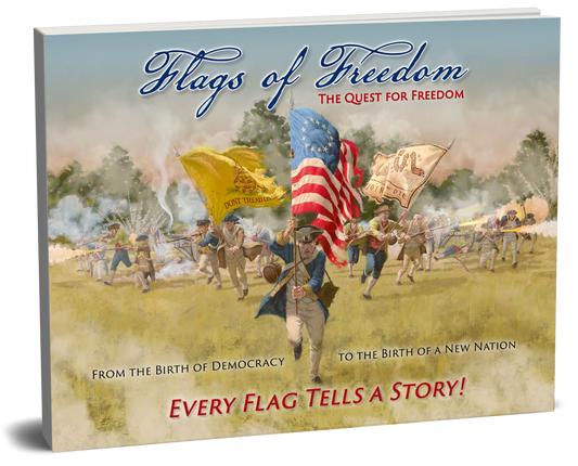 Reserve a Signed, First-Edition "Deluxe" Paperback Print Version of "Flags of Freedom-The Quest for Freedom"